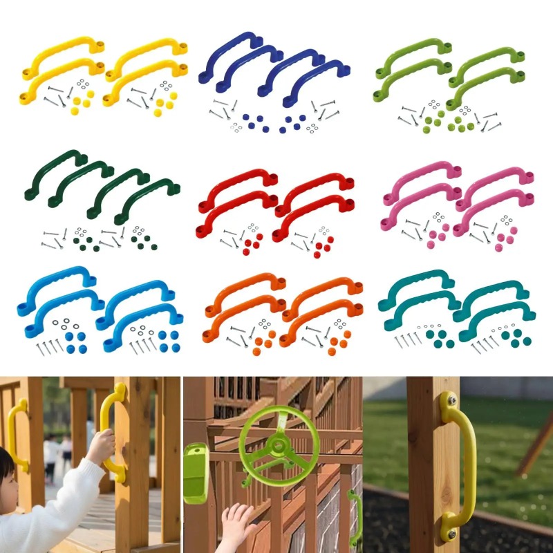 Kids Outdoor Climbing Frame - Set di 4 Maniglie per Struttura