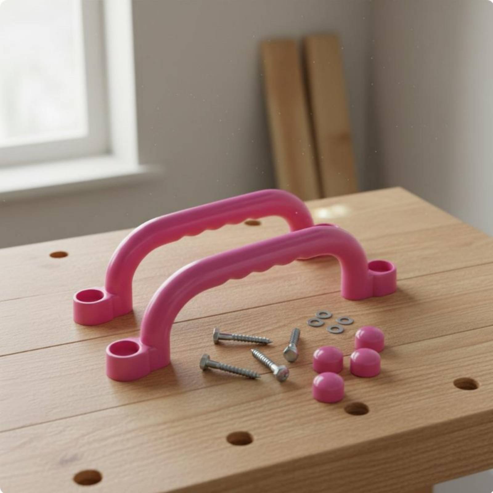 Kids Outdoor Climbing Frame - 2 Pezzi Maniglie per Struttura da