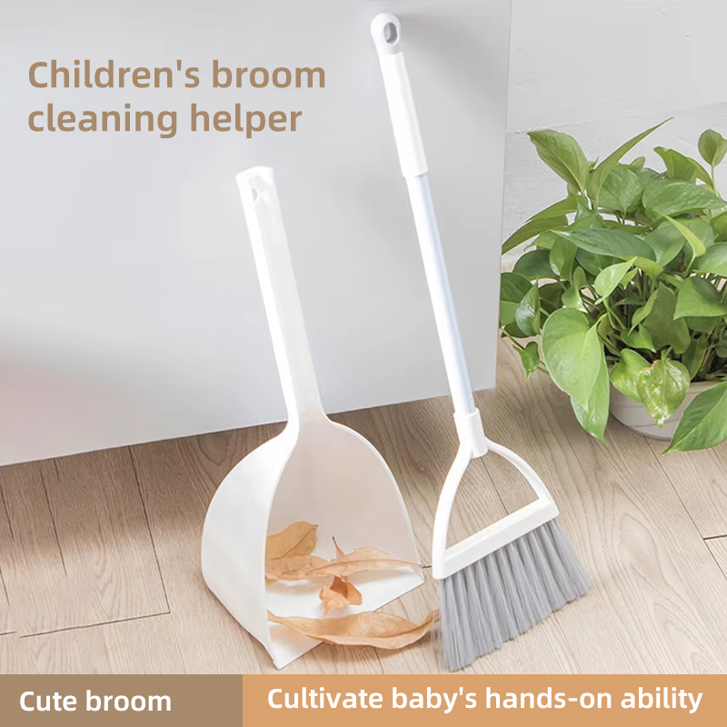 Kids Outdoor Broom - Set Scopa e Paletta per Casa,