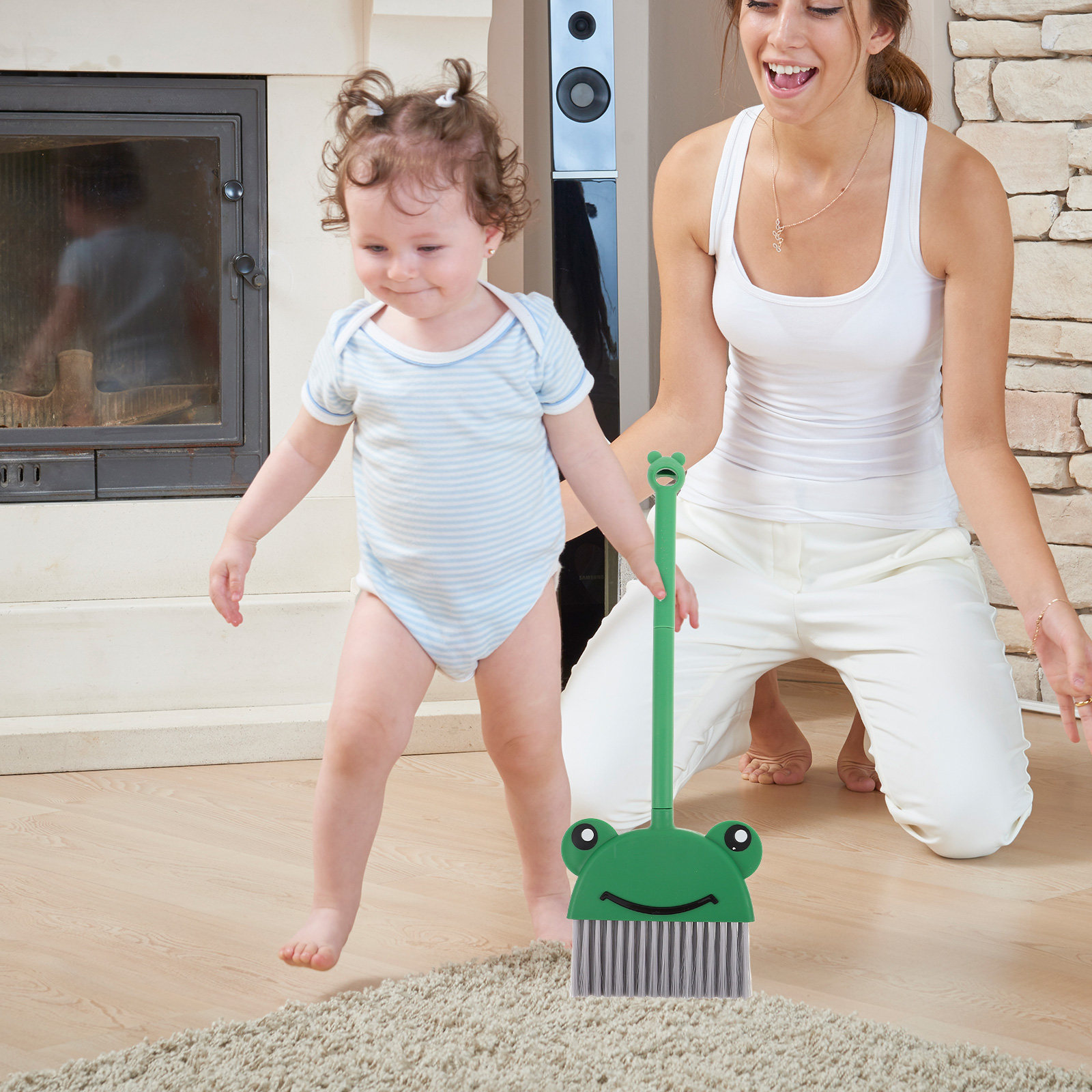 1 set di scopa e paletta per b - Kids Outdoor Broom recensione e prezzo