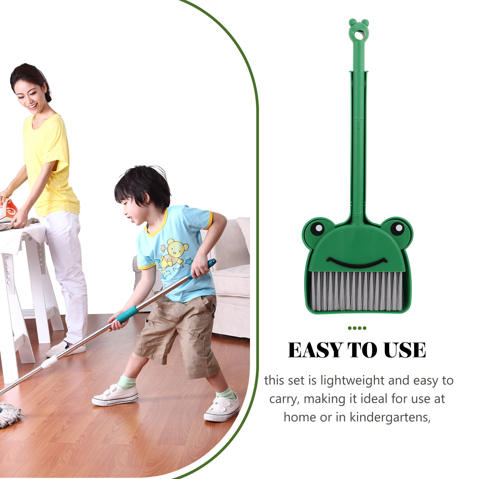 1 set di scopa e paletta per b - Kids Outdoor Broom recensione e prezzo