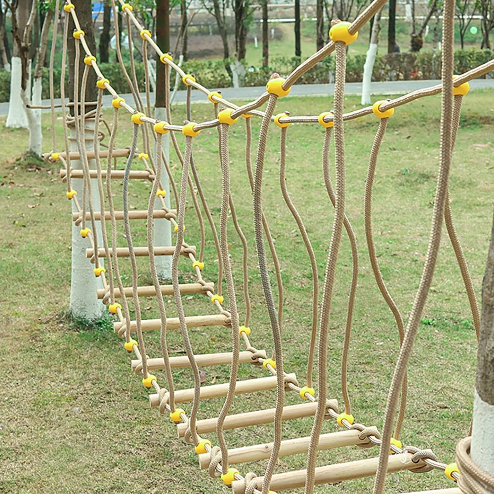 Ponte sospeso con braccioli pe - Kids Outdoor Climbing Frame recensione e prezzo