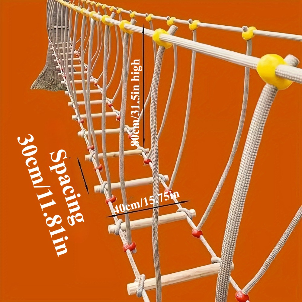 Ponte sospeso con braccioli pe - Kids Outdoor Climbing Frame recensione e prezzo