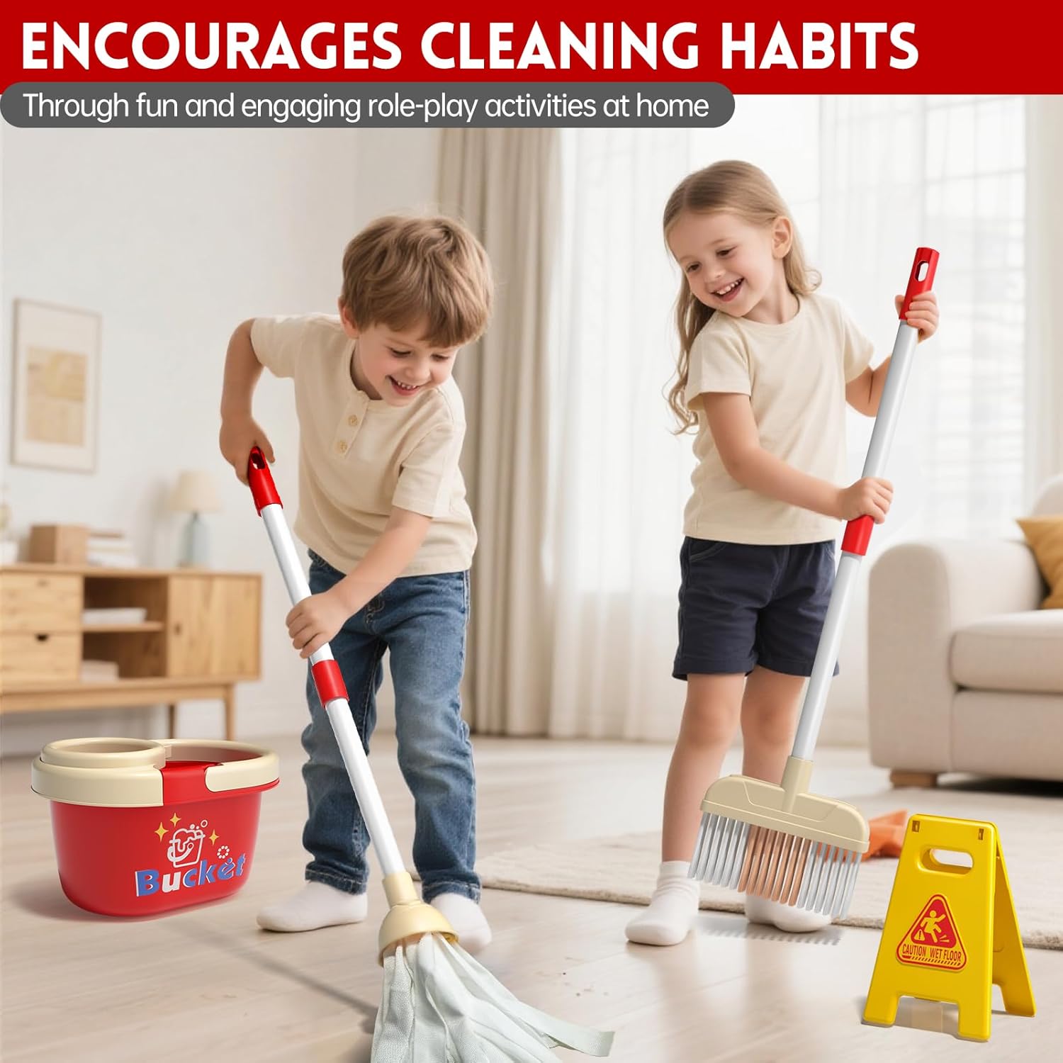 Set Giocattolo per la Pulizia  - Kids Outdoor Broom recensione e prezzo