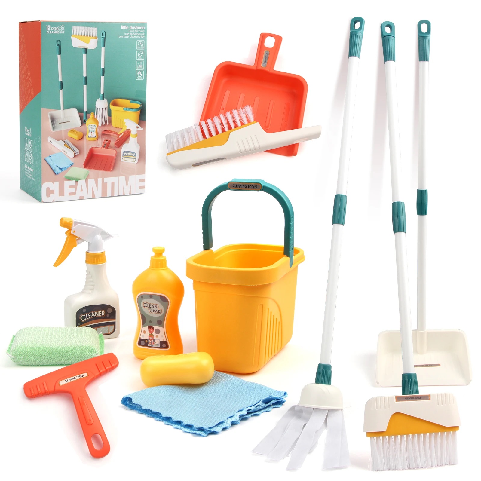 12 pz/set Set di Pulizia per B - Kids Outdoor Broom recensione e prezzo
