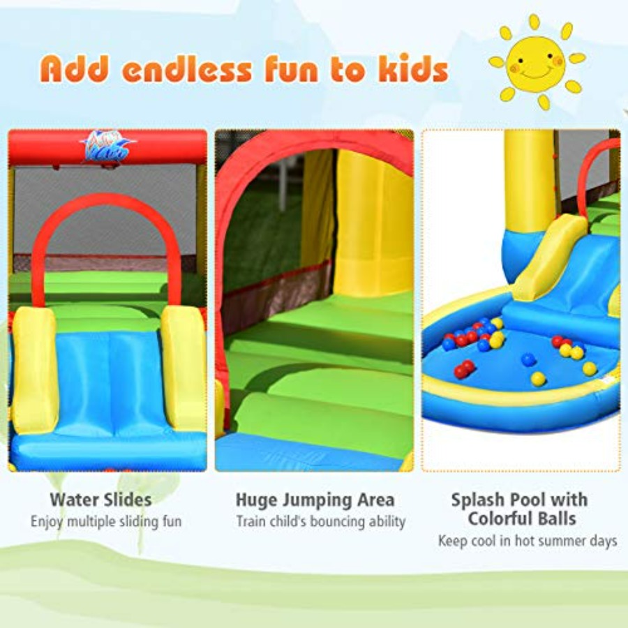Castello gonfiabile da giardin - Kids Outdoor Area recensione e prezzo