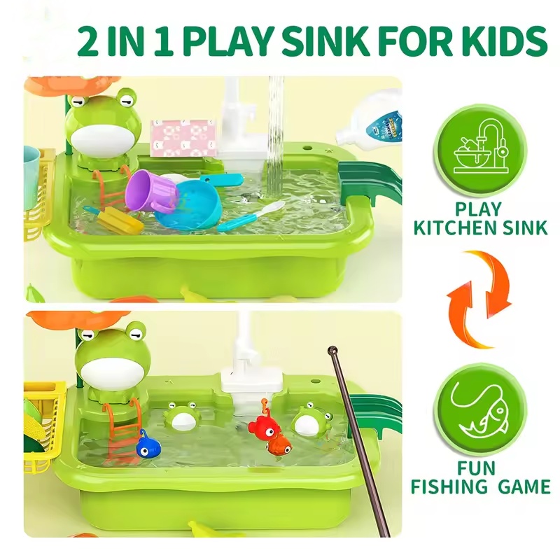 Nuovo lavello da cucina per ba - Kids Outdoor Kitchen Accessories recensione e prezzo