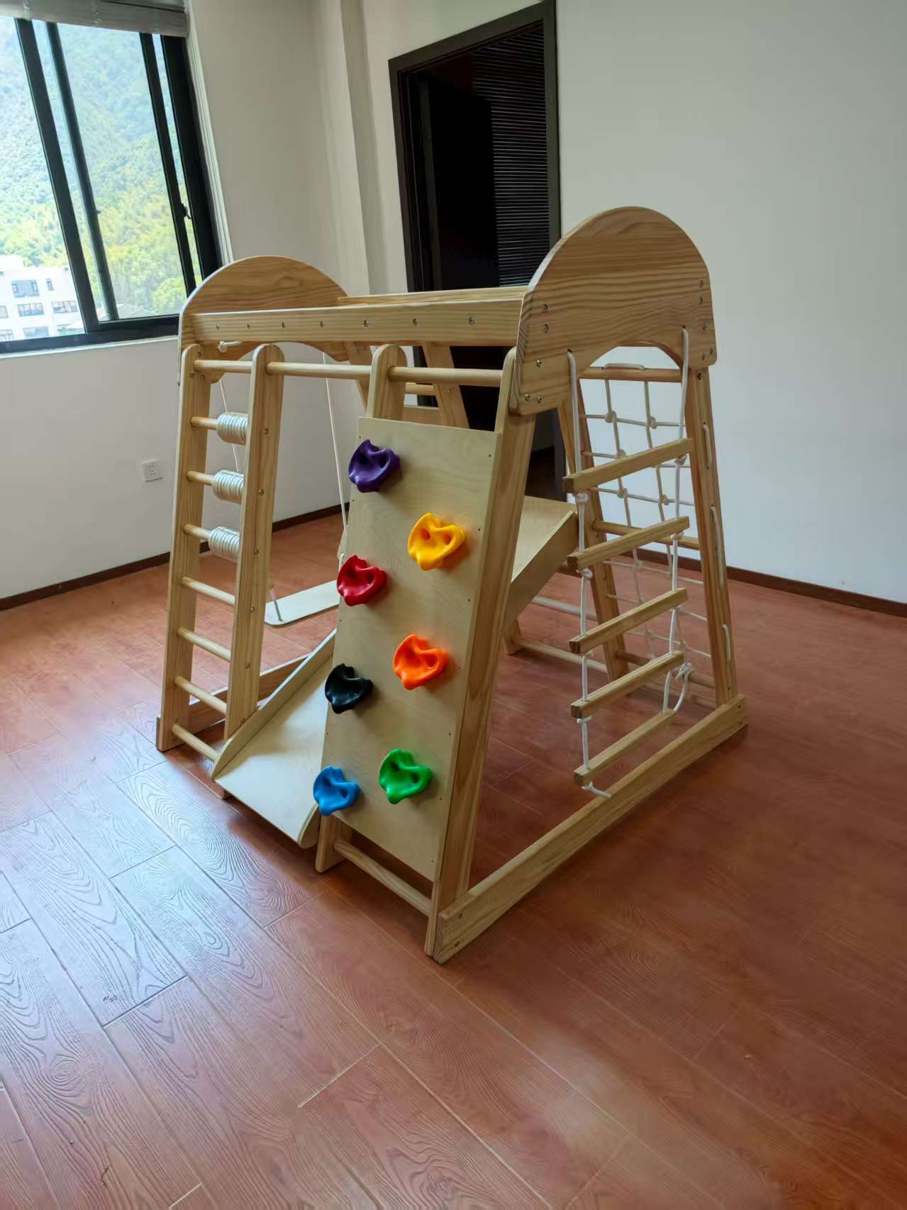 Struttura per Arrampicata in L - Kids Outdoor Climbing Frame recensione e prezzo