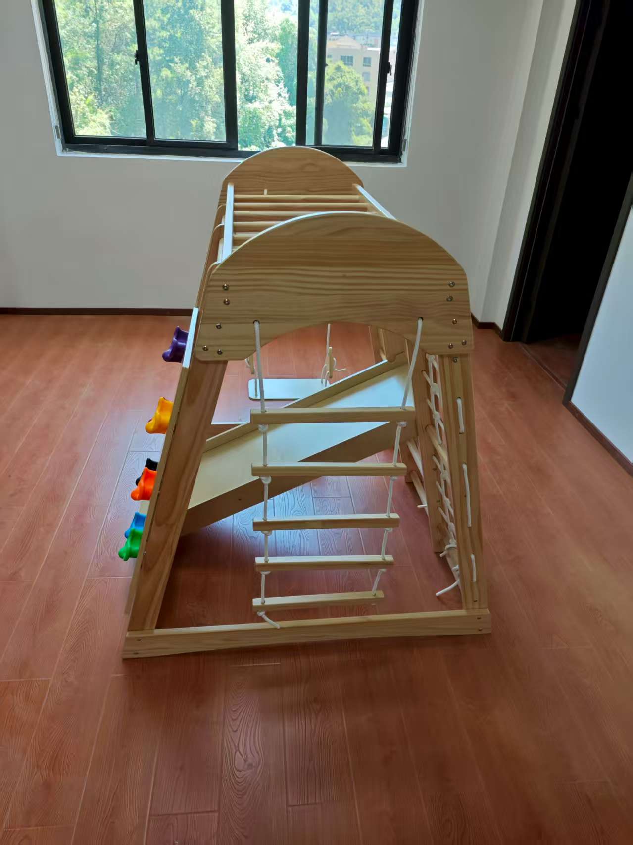 Struttura per Arrampicata in L - Kids Outdoor Climbing Frame recensione e prezzo