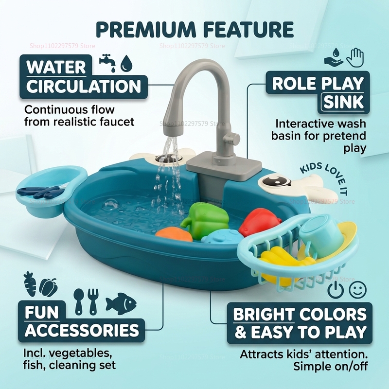 Giocattolo Interattivo per Bam - Kids Outdoor Kitchen Accessories recensione e prezzo